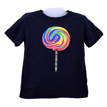 Childrens Lollipop Design Organic T-shirt