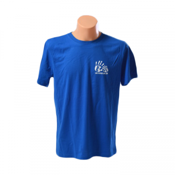 Mens Organic T-shirt With White hand Design 