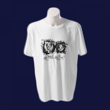 Mens Lion Round Neck Organic Tshirt