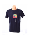 Mens Lollipop Design Organic T-shirt