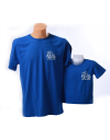 Mens Organic T-shirt With White hand Design 