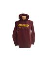Mens Organic Pullover Hoodie Yellow Snowboard Design