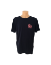 Mens Organic T-shirt With Pink Like Father Like Daughter Hand Design
